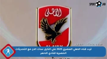 تردد قناة الأهلي المصري 2025 على النايل سات الآن مع التحديثات الحصرية للنادي الأحمر